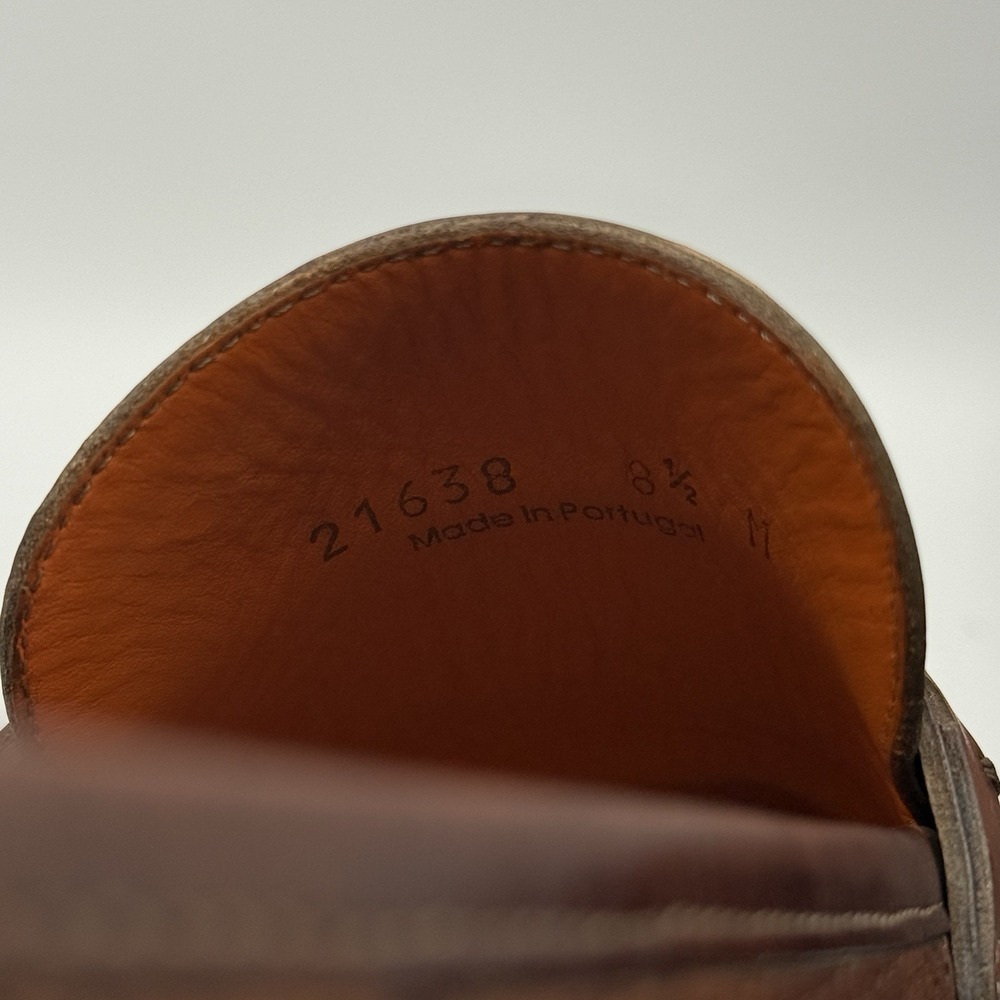 Magnanni Cognac Salas Men's Dress Shoe Size 8.5 M Style 19232 EUC - Picture 9 of 12